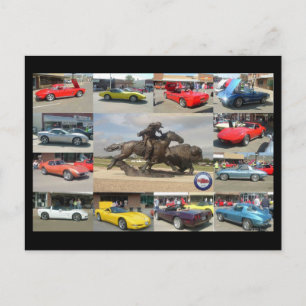 1:a årsskiftet Buffalo Bill Corvette Show Vykort