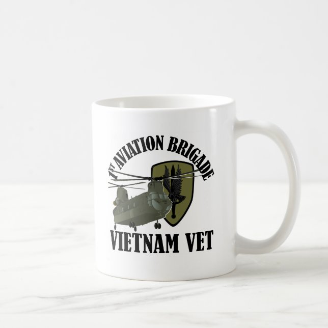 1:a AVN BDE Vietnam CH-47 (nedsänkt) Kaffemugg (Höger)