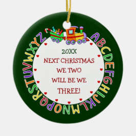 1:a Baby-julklappen Julgransprydnad Keramik