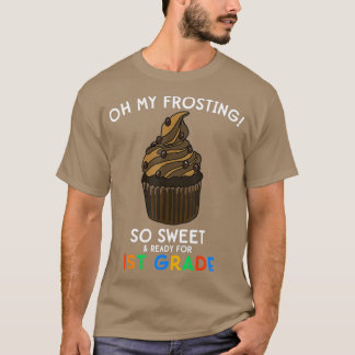 1:a Back to school-citattecknet Cuptårta Funny T Shirt