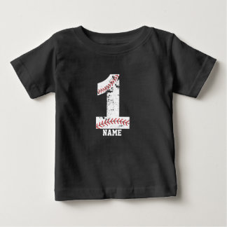 1:a basebolldagen till skjorta med baseball party t shirt