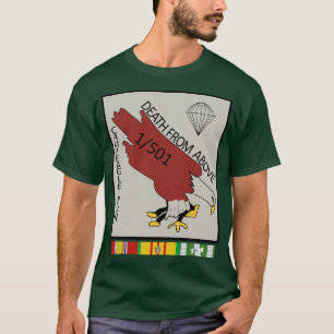 1:a bataljonen 501:a infanteriregimen i Fallskärm T Shirt
