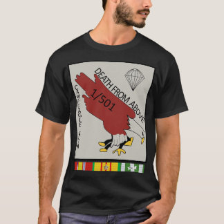 1:a bataljonen 501:a infanteriregimen i Fallskärm T Shirt