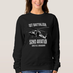 1:a bataljonen 52:a flyghelikoptern Militär Ve T Shirt