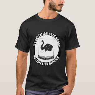 1:a bataljonen 64:e armor 3Rd Infantry Division Ve T Shirt