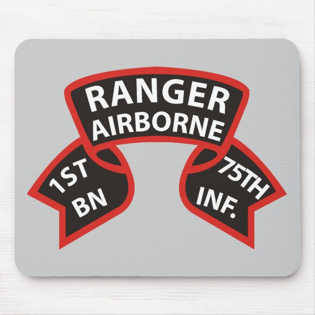 1:a bataljonen 75:e Infantry Skogsvaktare A/B Musmatta (Framsidan)