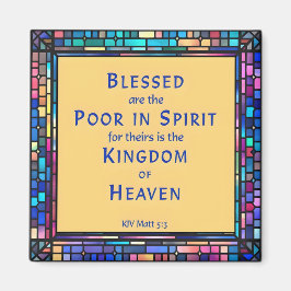 1:a beatituden från Sermon på berget Magnet