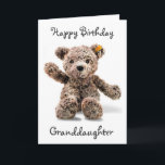 *1:a BIRTHDAY WISH* GRANDDAUGHTER  Kort<br><div class="desc">TALA OM FÖR DIN ***GRANDDAUGHTER *** " MED DETTA ADORABLE CARD " NATURLIGTVIS (LOL) ATT DU VILL HA HENNE EN " MYCKET LYCKLIG 1:A BIRTHDAY" OCH MED DENNA ADORABLE GALA FASHIONED NALLE. TACK FÖR ATT JAG STOPPADE MED 1 AV MINA 8 LAGRINGAR!!!!!!</div>