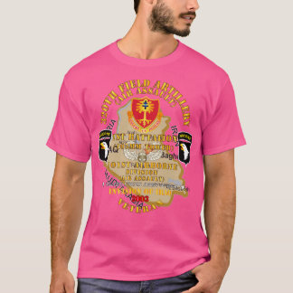 1:a Bn 320:e FA 101:a Div Invasion 2003 w AA Badge T Shirt