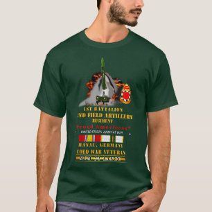 1:a Bn 32:a FAR Hanau Tyskland MGM 52 Lance KALL X T Shirt