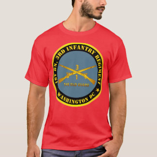 1:a Bn 3:e infanteriregimen Washington DC:s gamla T Shirt