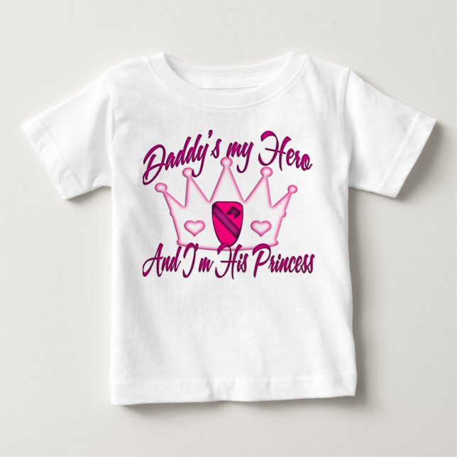 1:a Cav Pappor Princess Tee Shirt (Framsida)
