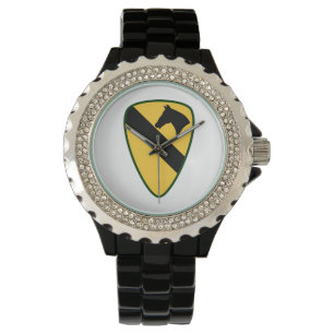 1:a Cavalry Division Logotyp Watch Armbandsur