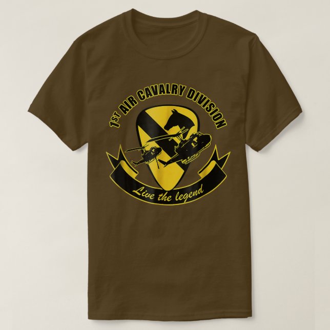 1:a Cavalry-divisionen Luft T Shirt (Design framsida)