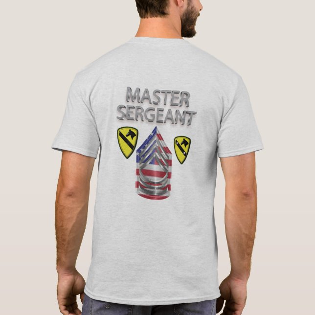 1:a Cavalry-divisionen T Shirt (Baksida)