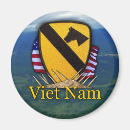 1:a cavalry vietnam luft cav-veterinet patch Magne Magnet
