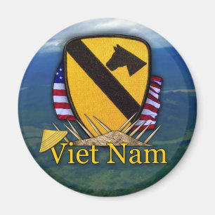 1:a cavalry vietnam luft cav-veterinet patch Magne Magnet