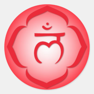 1:a Chakra - Muladhara Runt Klistermärke