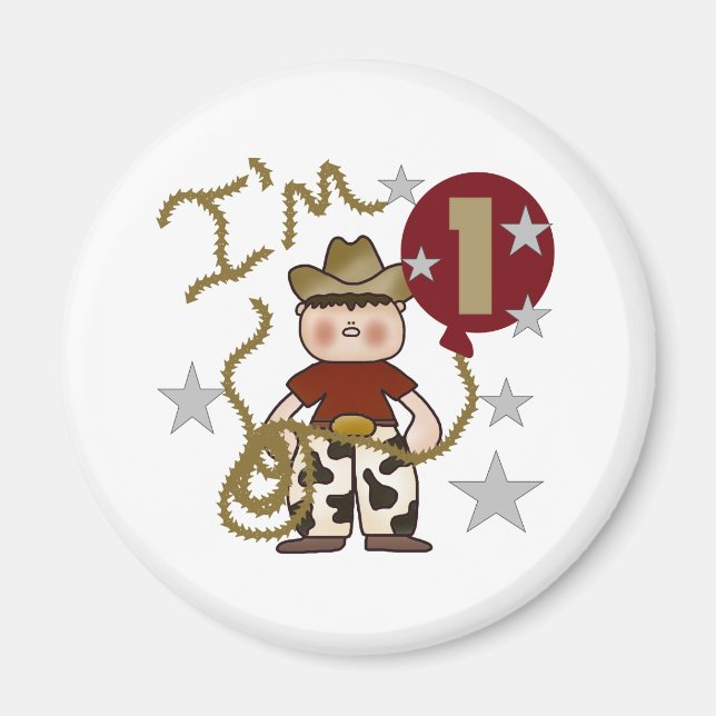1:a Cowboydagen Magnet (Framsidan)