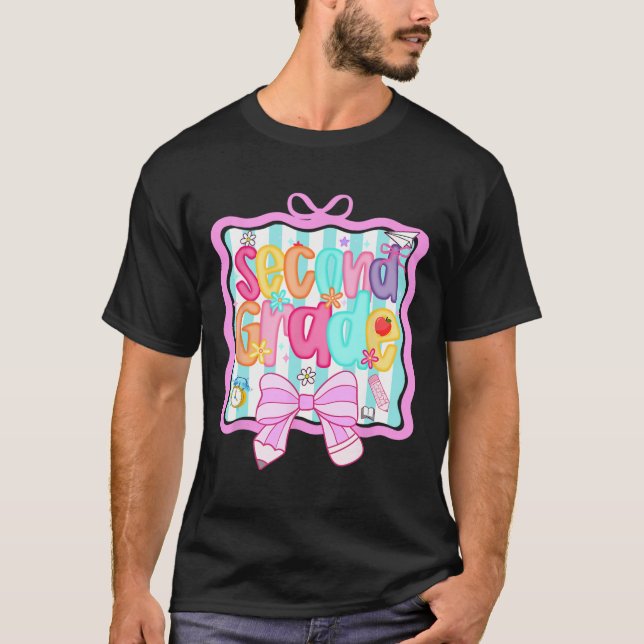1:a dagen i 2:a klass förberedelse  t shirt (Framsida)