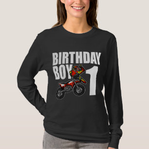 1:a Dirt Bike Födelsedagsfest Motocross MX Gift 1 T Shirt