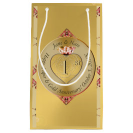 1:a eller 50:e Bröllop-årsdagen Golden