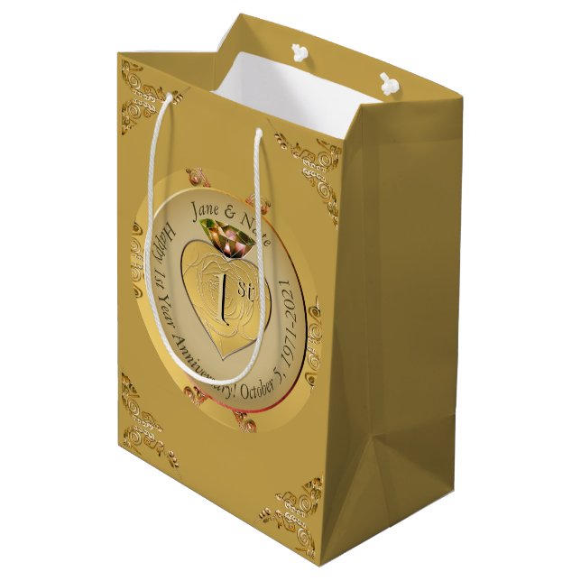 1:a eller 50:e Golden Ochre Gift-blocket (Baksidan Vinklad)