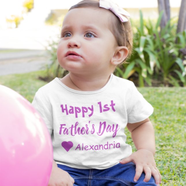 1:a Fars dag Baby T-Shirt (Skapare uppladdad)