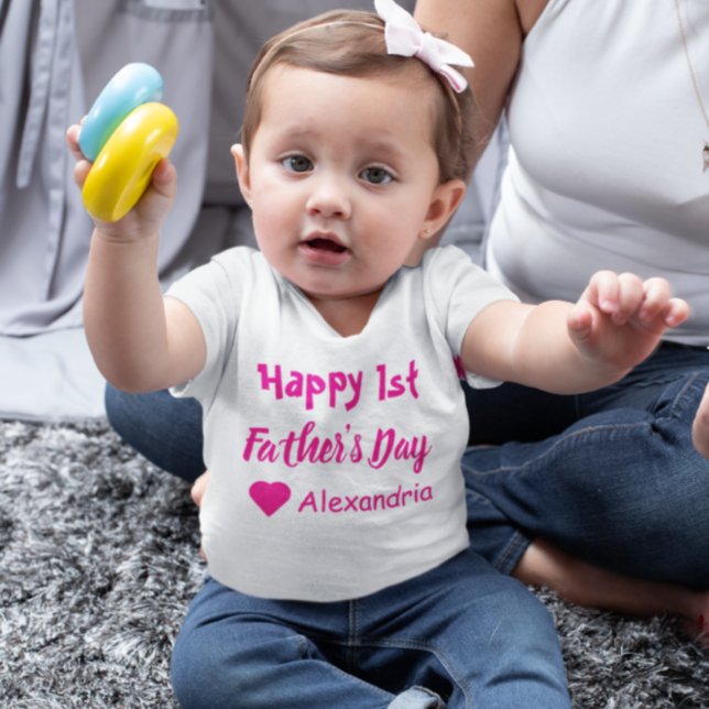 1:a Fars dag Baby T-Shirt (Skapare uppladdad)