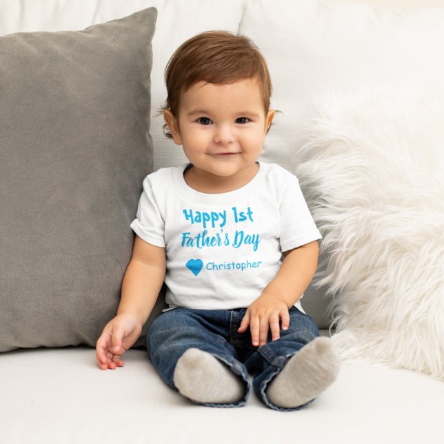 1:a Fars dag Baby T-Shirt (Skapare uppladdad)