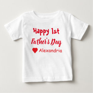 1:a Fars dag Baby T-Shirt