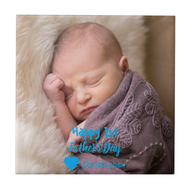 1:a Fars dag Kakelplatta (Framsidan)