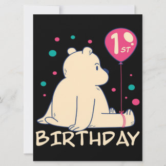 1:a födelsedag 1 år Baby - Cute, Ljuda Kids Gift