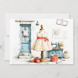 1:a födelsedag Atelier Black & White Stil Inbjudningar