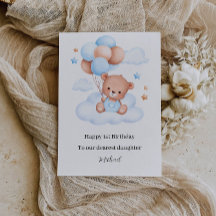 1:a födelsedag Cute-Nallen