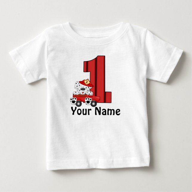 1:a födelsedag Dalformation Personlig T Shirt (Framsida)