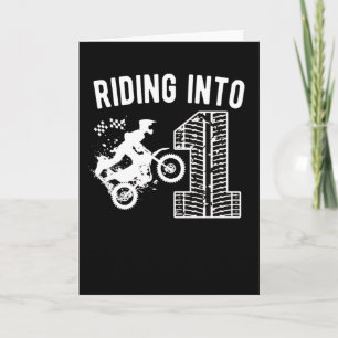 1:a födelsedag - Dirt Bike 1-åring Kort