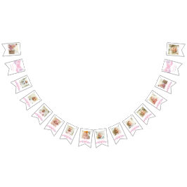 1:a födelsedag Fotofjäril 12 månader Vimplar