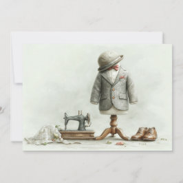 1:a födelsedag Haute Couture Pojke & Atelier Inbjudningar