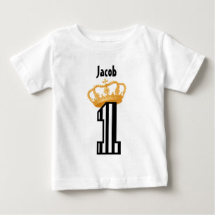 1:a födelsedag Kung Krona Rand Ett år gammal 1 T-shirt