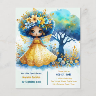 1:a födelsedag: Lilla Fairy Princess African ONE