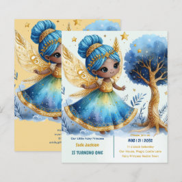 1:a födelsedag: Lilla Fairy Princess African ONE