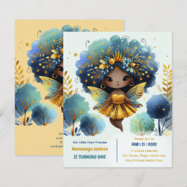 1:a födelsedag: Lilla Fairy Princess African ONE