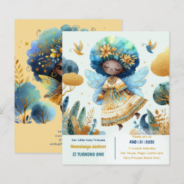 1:a födelsedag: Lilla Fairy Princess African ONE