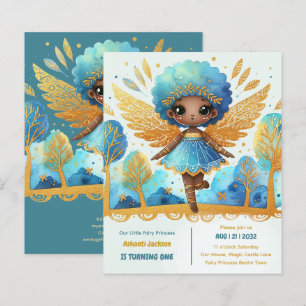 1:a födelsedag: Lilla Fairy Princess African ONE