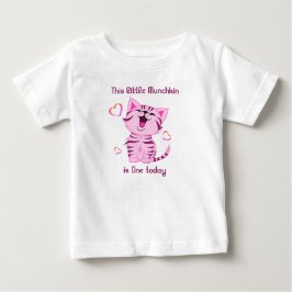 1:a födelsedag Little Munchkin Kitten One i dag T Shirt