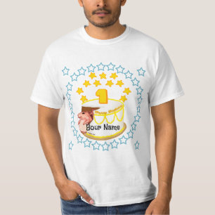 1:a födelsedag Party: T-shirts med födelsedag