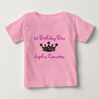 1:a födelsedag tee shirt