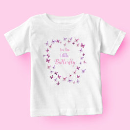 1:a födelsedagen Little Butterfly Flicka T Shirt