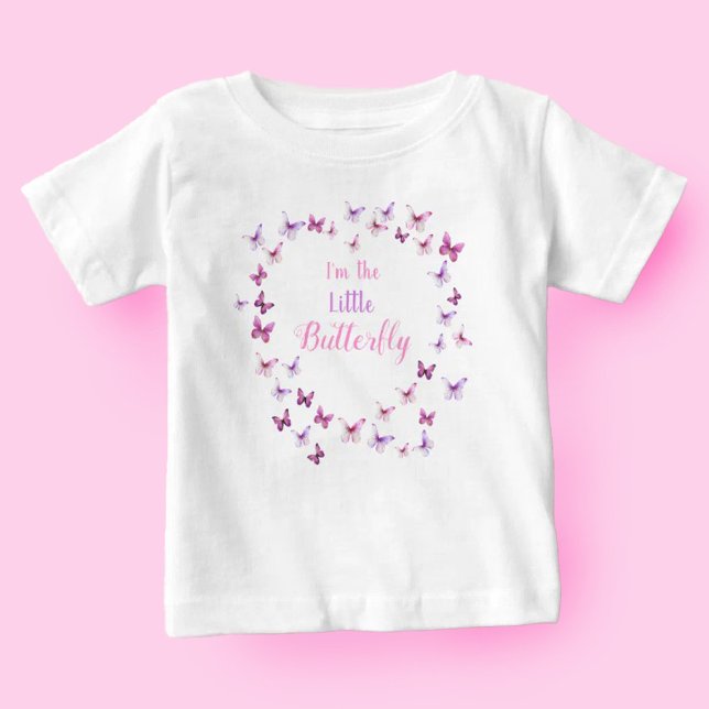 1:a födelsedagen Little Butterfly Flicka T Shirt (Skapare uppladdad)